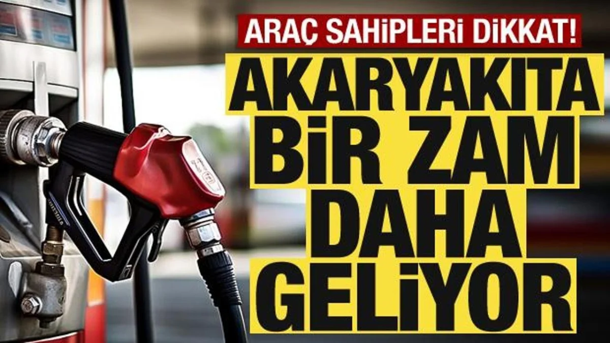 Benzine Tarihi Zam! 6 Yılın En Büyük Artışı Geldi