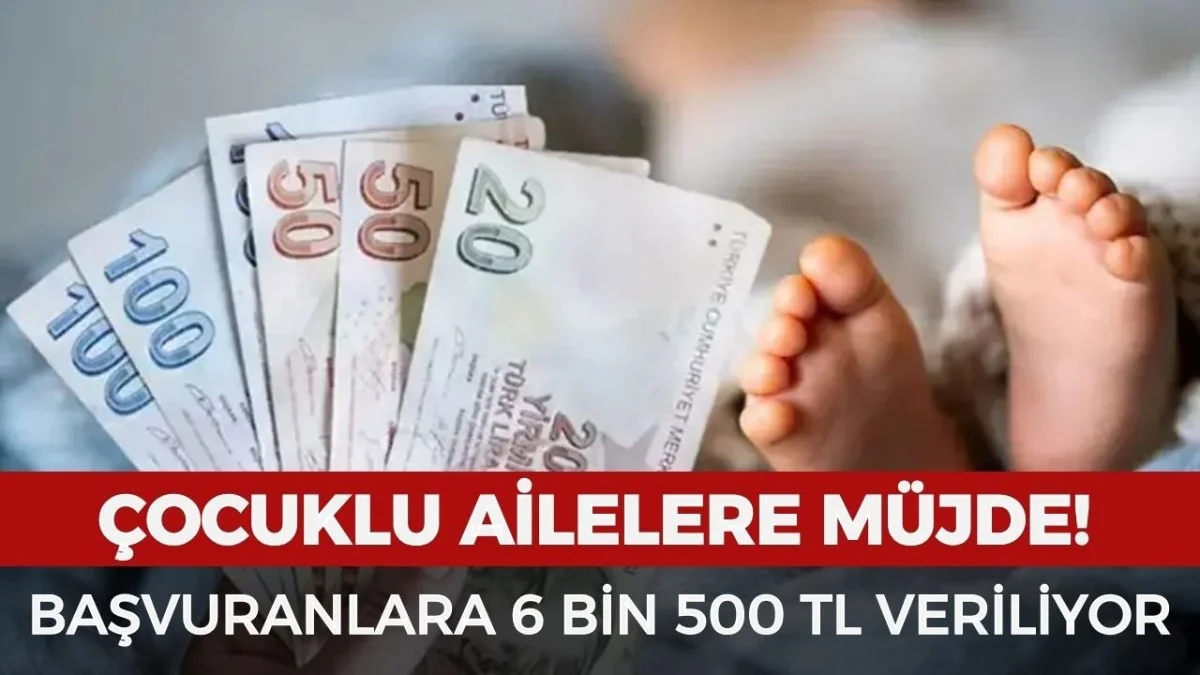 Çocuklu Ailelere 6 Bin 500 TL Destek: Başvuru ve Ödeme Detayları Açıklandı - Ekonomi Haberleri
